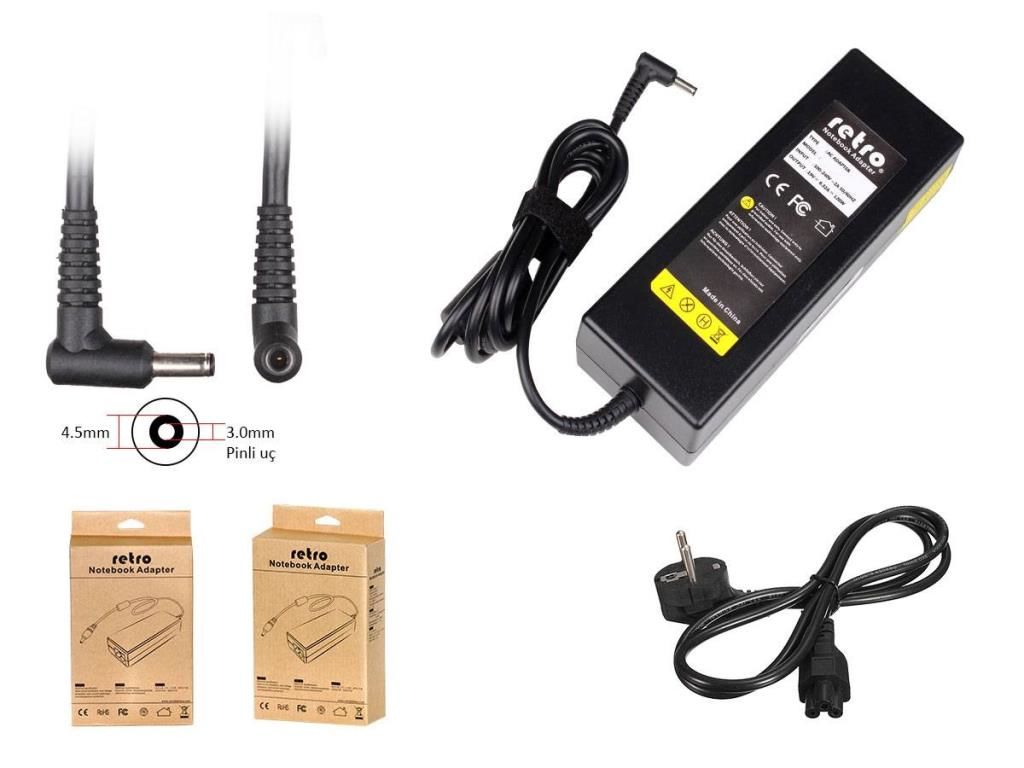 Asus Rog 20V 7.5A 150W Pinli Uç (4.5*3.0mm) Notebook Adaptör - Şarj Cihazı / RPA-AC325