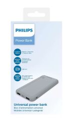 Philips Powerbank Ultra Compact 10000 Mah Dlp Seri DLP1810NV/62 Taşınabilir Çift USB Çıkışı Şarj Cihazı