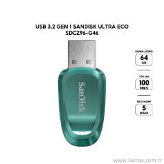 Sandisk Ultra Eco 64GB USB 3.2 Flash Bellek - SDCZ96-064G-G46