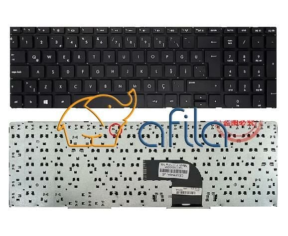 Sony Vaio SVE151E11M Notebook Klavyesi (Siyah TR) / Çerçevesiz