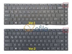 Casper Nirvana C350.4000-4C00R Notebook Klavye - Tuş Takımı / Siyah - TR - Ver.1 - Silver Üst Kasa