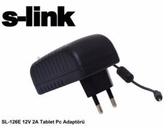 S-link 12V 2A Tablet Şarj Adaptörü 2000Ma SL-126E