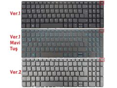 Lenovo SN5364, PK1314F3A13 Notebook Klavyesi, Laptop Tuş Takımı (Füme - Mavi Tuşlu TR) ışıklı