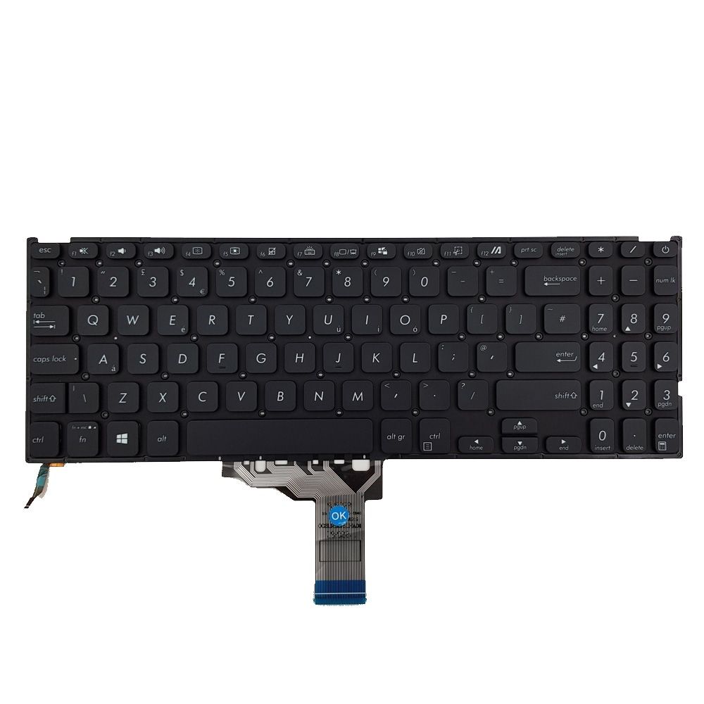 Asus X509Fj-Ej150, X509Fj-Ej153T Klavye (Siyah TR) ışıklı