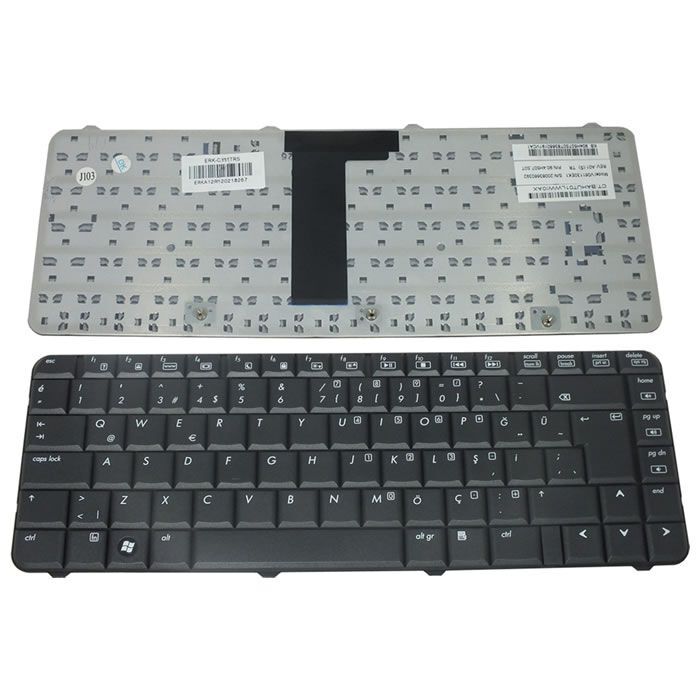 Hp G50-201CA, G50-212CA, G50-219CAHp Presario CQ50-101XX, CQ50-103XX Notebook Klayesi Siyah TR