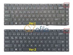 Casper Nirvana C350.4000-4L00X Notebook Klavye - Tuş Takımı / Siyah - TR - Ver.1 - Silver Üst Kasa