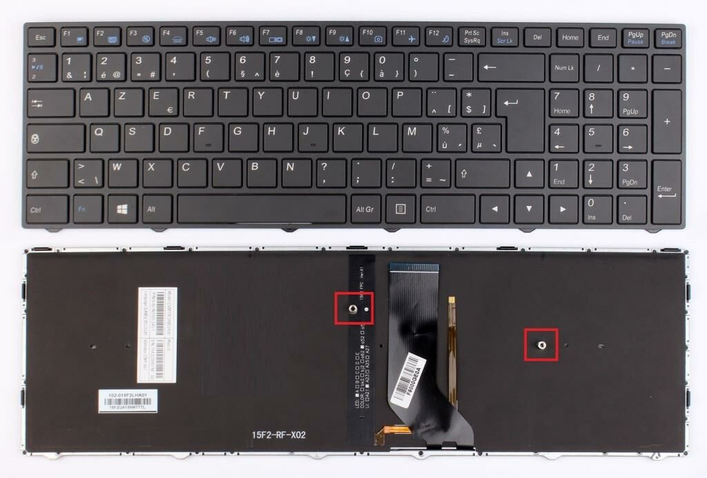Casper Nirvana C900.7700-8DG0X Notebook Klavyesi (Siyah TR) Işıklı