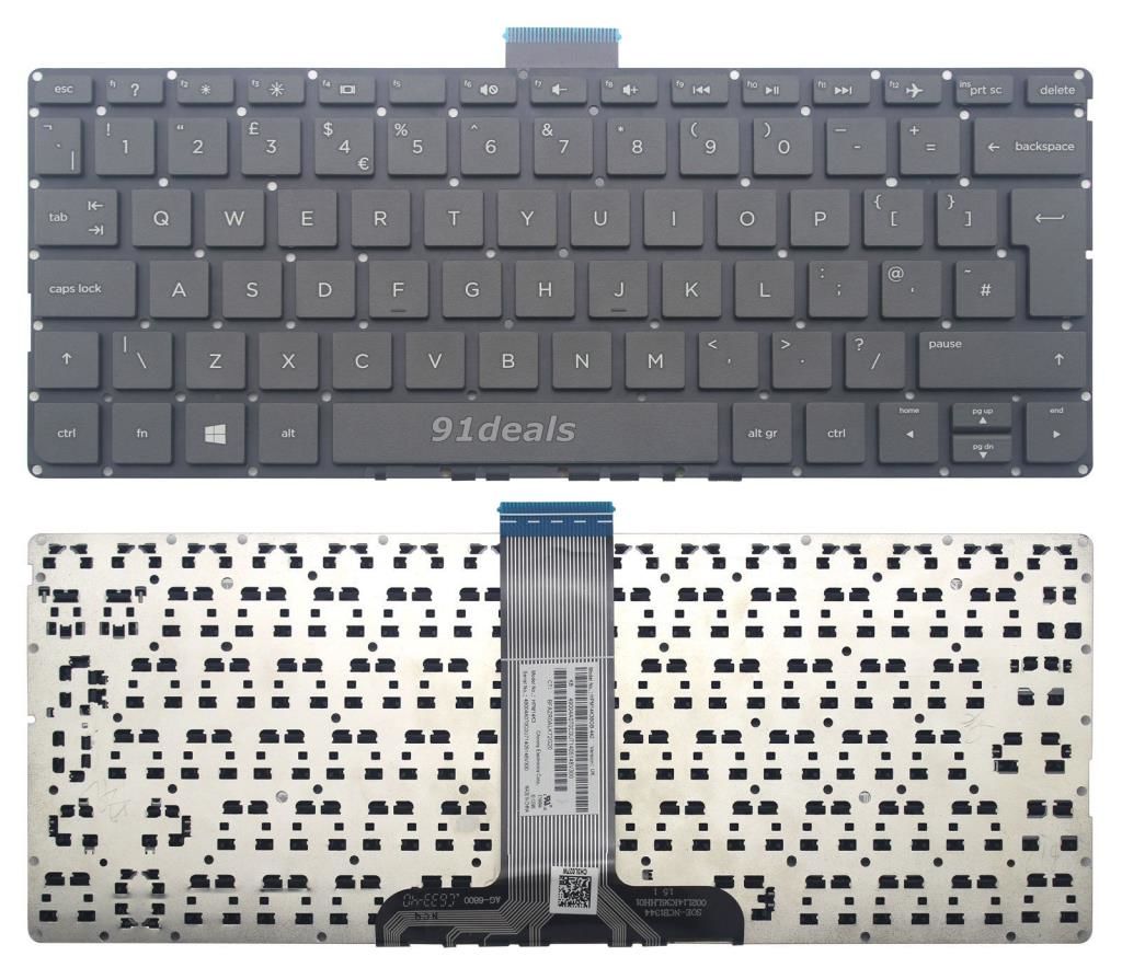 Hp Pavilion X360 11-k102nt, 11-u000 Klavye TR (Büyük Enter'lı)
