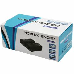 Afila PM-18232, Q-HEX2 60m HDMI Extender Cat5-Cat6 Metal Kasa 2'li Paket (60 Metre Uzatıcı)