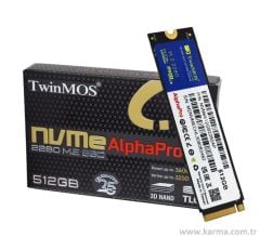 TwinMos 512GB m.2 NVMe SSD 3600/3250 (NVMe512GB2280AP)