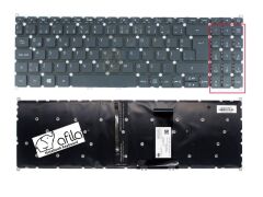 Acer Aspire 3 A315-22-45NW Uyumlu Notebook Klavyesi, Laptop Tuş Takımı (Siyah TR) ışıklı