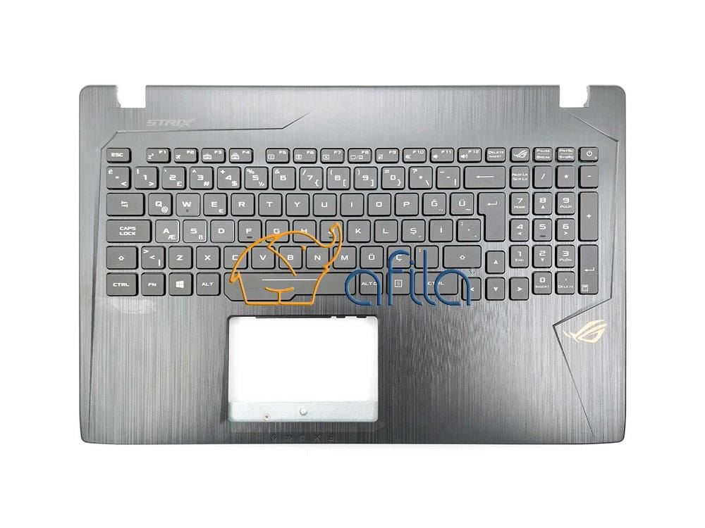 Asus FX553VD-DM160 Notebook Klavyesi Üst Kasa (Siyah TR) Işıklı - Ver.1