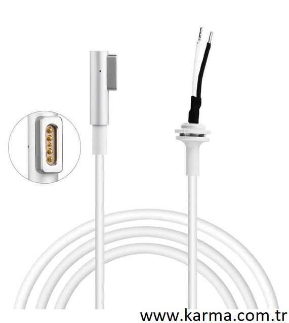 Apple Macbook Adaptör Tamir Kablosu Versiyon 1 (Magsafe1, Dar Olan)