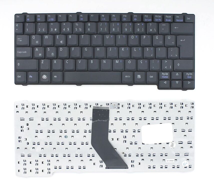 Toshiba Satellite L10 L15 L20 L25 L30, L100 L110 L120 Tecra L2 Serisi Notebook Klavyesi (Siyah TR)