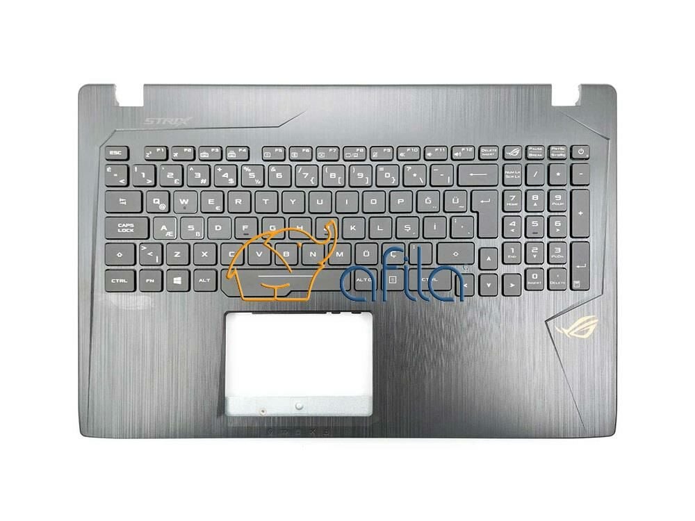 Asus FX553VD-FY505 Notebook Klavyesi Üst Kasa (Siyah TR) Işıklı - Ver.1