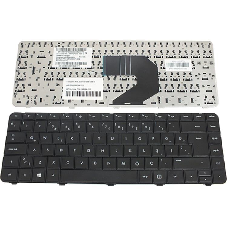 Hp 651763-001 651763-141 698694-141 Notebook Klavyesi  (Siyah TR)