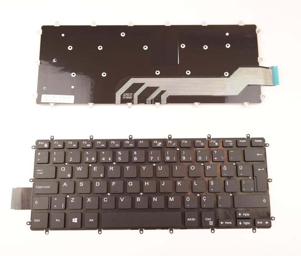 Dell inspiron P83G (7380) Notebook Klavyesi, Laptop Tuş Takımı (Siyah TR)