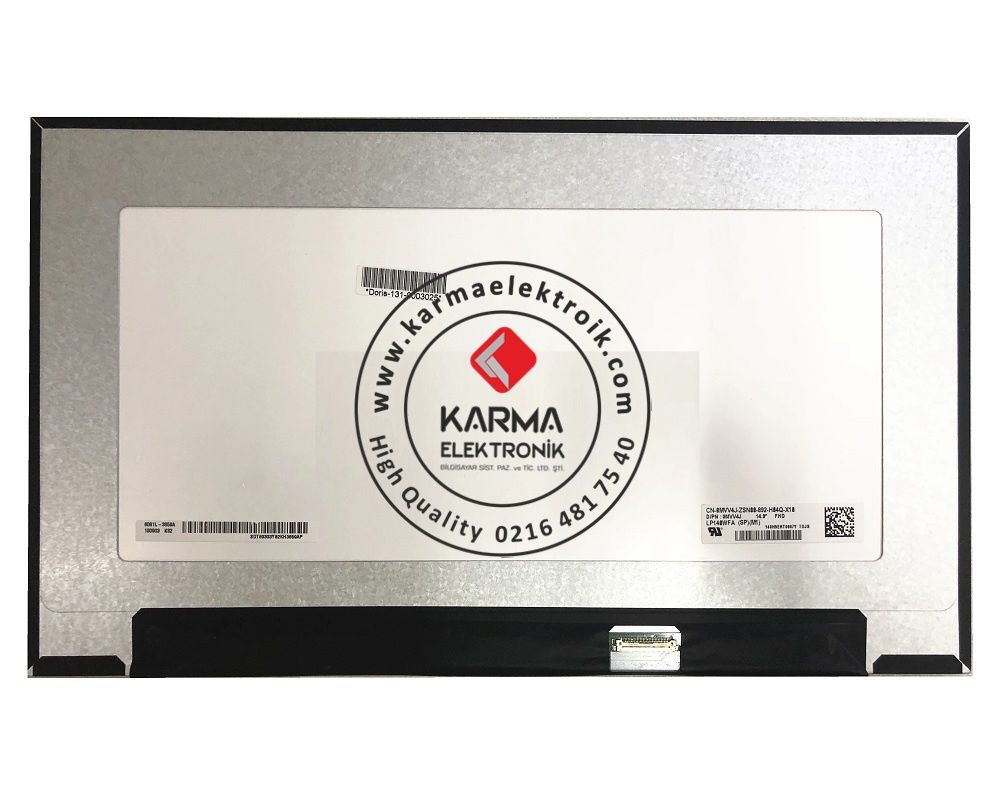 Dell XF0N6 PV3NG 0XF0N6 0PV3NG Notebook Lcd Ekran 14.0 Panel HD