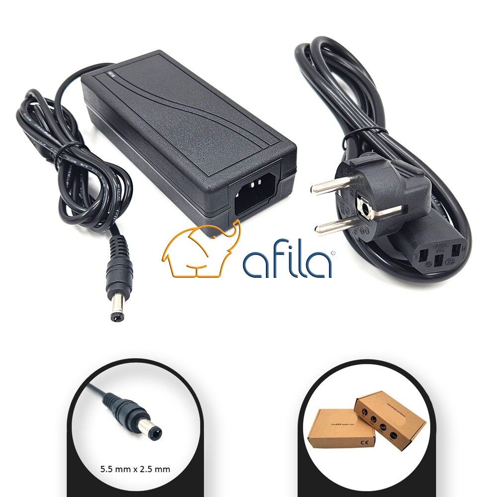 54V (1.5A, 1.66A, 1.7A) / 0.8A (0.80A) uyumlu Adaptör 5.5 x 2.5mm