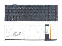 Asus N56 N550, N550J, N750, N76, G550, Q550 Serisi Klavye (Siyah TR) ışıklı