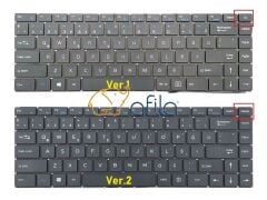 Casper Nirvana C350.5005-4500T Notebook Klavye - Tuş Takımı / Siyah - TR - Ver.1 - Silver Üst Kasa