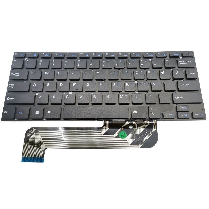 YT-277-16-05 K2919 YXT-NB91-07 Notebook Klavyesi - Siyah - TR