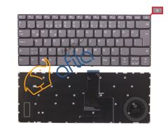 Lenovo ideaPad 520S-14IKB Type 80X2, 81BL Notetebook Klavyesi Siyah TR (Füme) Ver.2