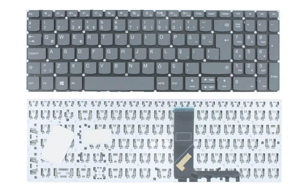 Lenovo IdeaPad 81FE, 81FN, 81FU Serisi Klavyesi - Füme TR