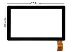 Luxus T10 uyumlu 7'' inçh Siyah Dokunmatik