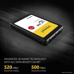 intenso Top 512GB 520MB-500MB/s Sata III 2.5 SSD 3D NAND TLC