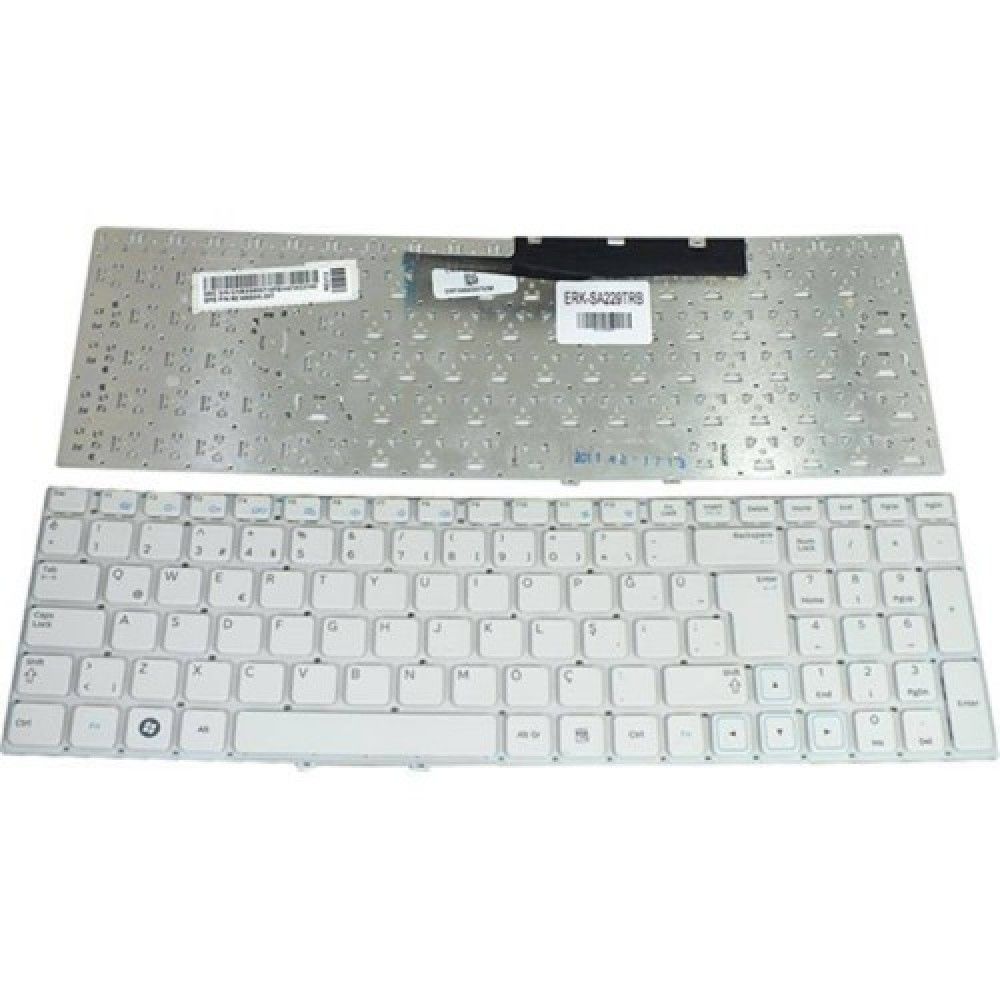 Samsung NP300E NP300E4C NP300E5A NP300E5AH Klavyesi (Beyaz TR)