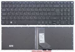 Acer Aspire E5-573G-38YY (N15Q1) Klavyesi (Siyah TR) Işıklı