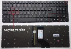 Acer Aspire VX5-591G Notebook Klavyesi - Siyah - TR ışıklı Ver.2