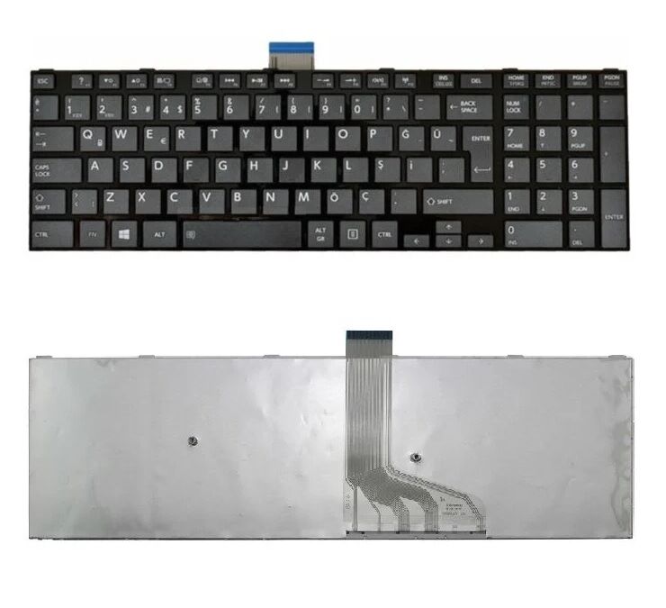 Toshiba Satellite S55, S55-A Notebook Klavyesi (Siyah TR)