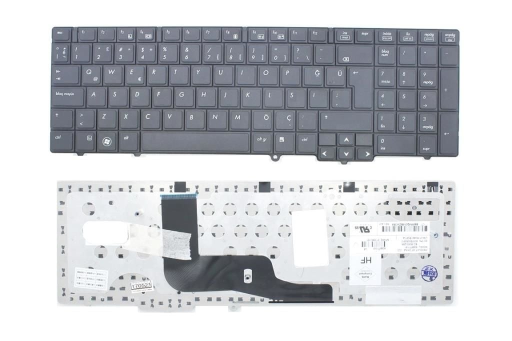 Hp EliteBook 8540w Notebook Klavyesi (Siyah TR)