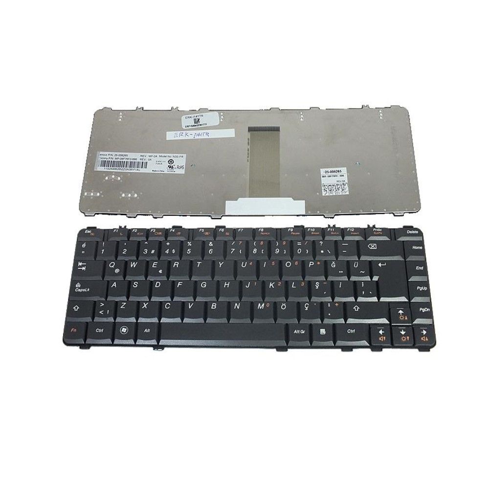 Lenovo V-101020Ak1 V-101020BS1-US Notebook Klavyesi - Siyah - TR