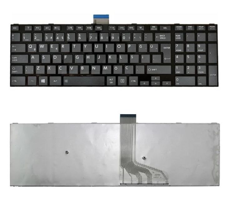 Toshiba Satellite L50-A-122 Notebook Klavyesi (Siyah TR)