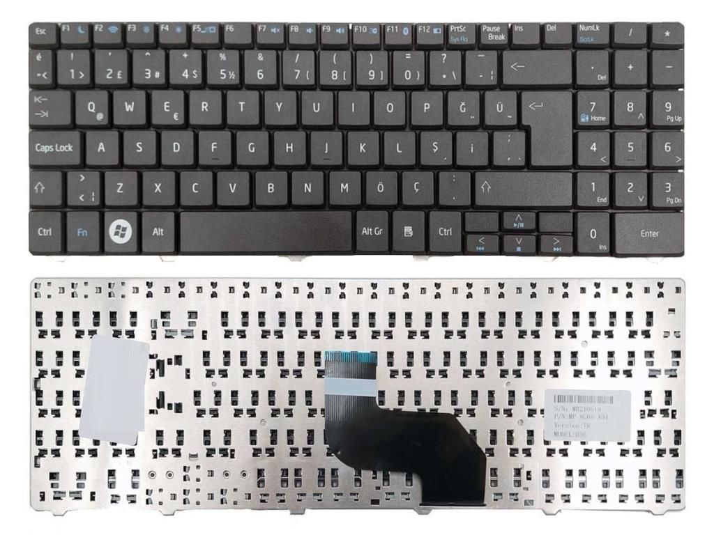 Casper WNKB.PG-A15X XV1TU01 Notebook Klavye (Siyah TR)