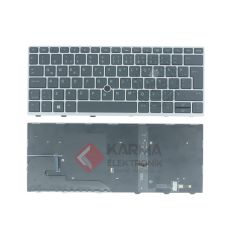 HP Elitebook 830 G5, 735 G5, 730 G5 Notebook Klavyesi (Siyah TR) ışıklı