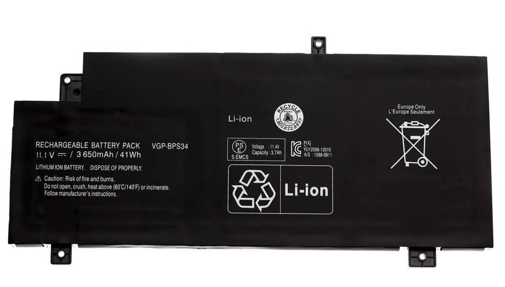 Sony Vaio SVF14A15CXB, SVF14A15STB, SVF14A16CXS Batarya, Pil