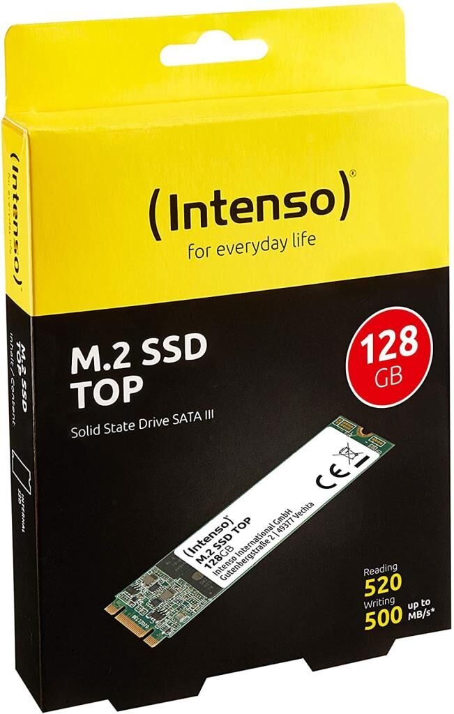 Intenso Top 128GB 520MB-500MB/s M2 Sata III M.2 SSD