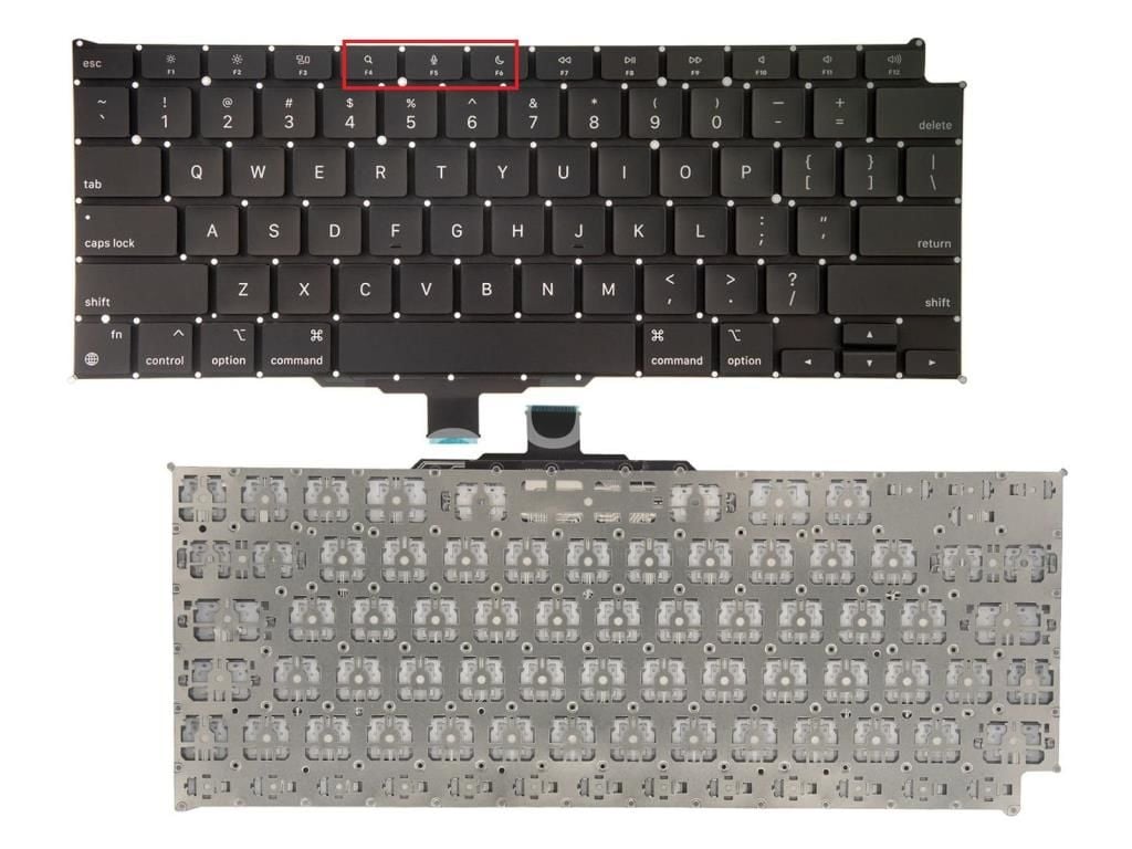 Apple MacBook Air A2337 (2020) Notebook Klavyesi, Laptop Tuş Takımı (Siyah US) Küçük ENTER / KL1078SE