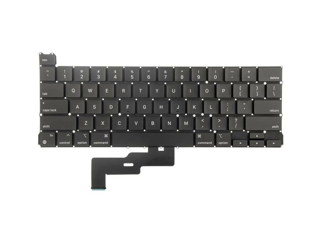 Apple MacBook Pro A2338 (2020) Notebook Klavyesi, Laptop Tuş Takımı (Siyah US) Küçük Enter / KL1203US