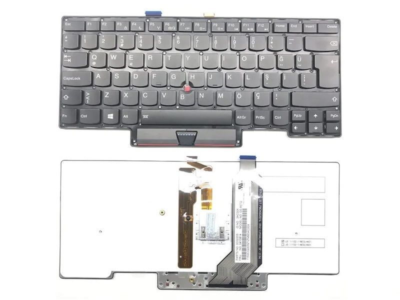 Lenovo ThinkPad 3443 3444 3446 Notebook Klavyesi -Siyah- Işıklı