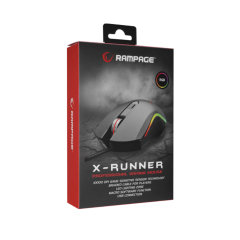 Rampage SMX-R79 X-RUNNER Usb Siyah 10000dpi Gaming Oyuncu Mouse