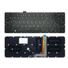 Lenovo Yoga 3 Pro-1370 Notebook Klavyesi - Siyah - TR - Işıklı