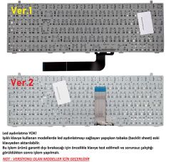 Monster Abra A7 V11.2 Uyumlu Notebook Klavyesi, Laptop Tuş Takımı (Siyah TR) ışıksız - Ver.2