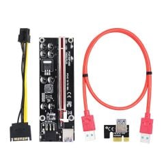 10.Nesil Riser Ver009S Plus PCI-EX 1x to 16x Çevirici USB 3.0 Riser Kablo (Ver 9S Plus)**