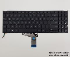 Asus X509Jp-Ej, X509Jp-Ejxx, X509Ma-Brxx Klavye (Siyah TR) ışıklı