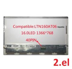 Asus N61VG-JX092V, N61VN, N61VN-280BD 16.0 Lcd Ekran, Led Panel (2.el)